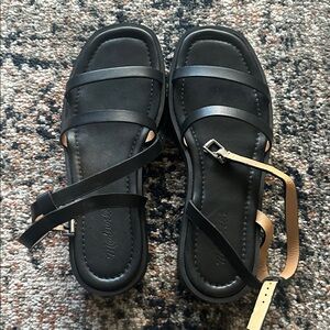 Madewell Birdie Double Strap Platform Sandal